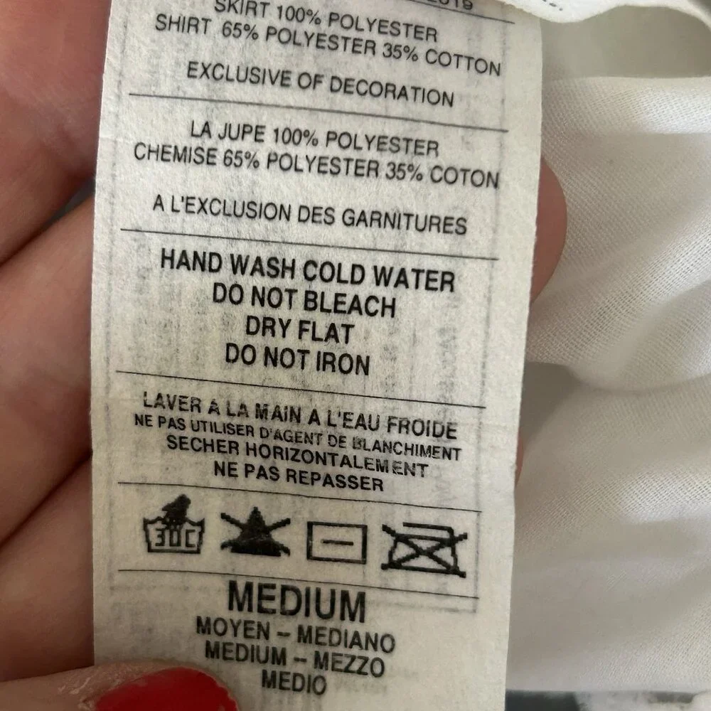 Wizard Of Oz Dorothy Dress Medium Girls Check Costume Cottagecore Halloween - Picture 7 of 8